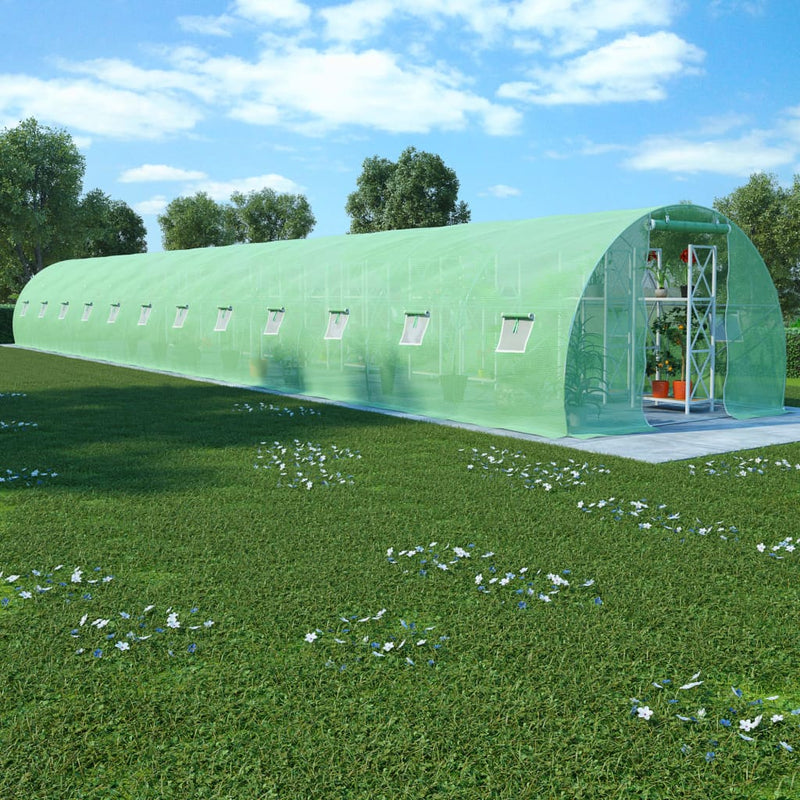 vidaXL melegház 54 m² 18 x 3 x 2 m