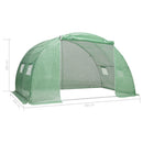 vidaXL melegház 8 m² 2 x 4 x 2 m