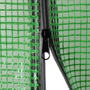 vidaXL acél melegház polcokkal 227 x 223 cm