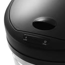 vidaXL Kukák Fekete Rozsdamentes acél