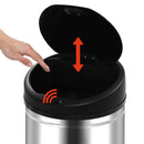 vidaXL Kukák Fekete Rozsdamentes acél