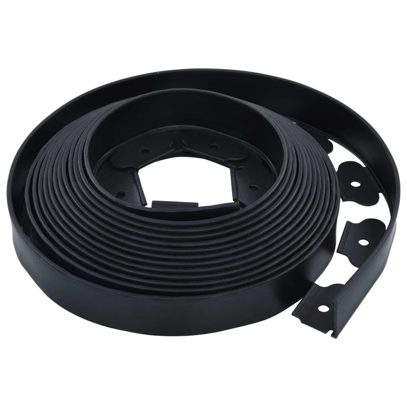 vidaXL 30 cövekes rugalmas gyepszegély 10 m 5 cm