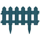 vidaXL 25 db zöld PP gyepszegély 10 m