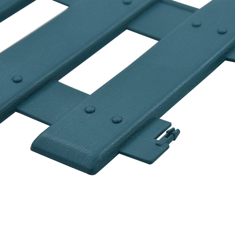 vidaXL 25 db zöld PP gyepszegély 10 m