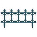 vidaXL 16 db zöld polipropilén gyepszegély 10 m