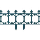 vidaXL 16 db zöld polipropilén gyepszegély 10 m