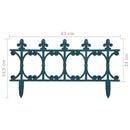 vidaXL 16 db zöld polipropilén gyepszegély 10 m