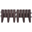 vidaXL 36 db barna polipropilén gyepszegély 10 m