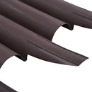 vidaXL 36 db barna polipropilén gyepszegély 10 m