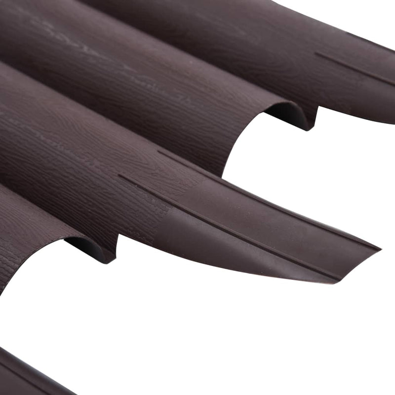 vidaXL 36 db barna polipropilén gyepszegély 10 m