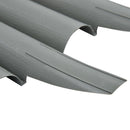 vidaXL 36 db szürke polipropilén gyepszegély 10 m