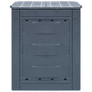 vidaXL 2 db szürke kerti komposztáló 60 x 60 x 73 cm 520 liter