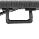 vidaXL 2 db fekete összecsukható HDPE kerti pad 180 cm