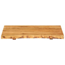 vidaXL tömör akácfa fürdőszoba piperepolc 58x52x2,5 cm