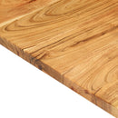 vidaXL tömör akácfa fürdőszoba piperepolc 58x52x2,5 cm