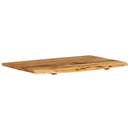 vidaXL tömör akácfa fürdőszoba piperepolc 80x52x2,5 cm