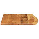 vidaXL tömör akácfa fürdőszoba piperepolc 80x52x2,5 cm
