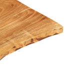 vidaXL tömör akácfa fürdőszoba piperepolc 80x52x2,5 cm