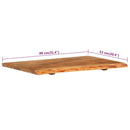 vidaXL tömör akácfa fürdőszoba piperepolc 80x52x2,5 cm