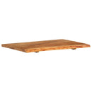 vidaXL tömör akácfa fürdőszoba piperepolc 80x52x2,5 cm