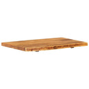 vidaXL tömör akácfa fürdőszoba piperepolc 80x52x3,8 cm