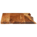 vidaXL tömör akácfa fürdőszoba piperepolc 80x52x3,8 cm