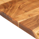 vidaXL tömör akácfa fürdőszoba piperepolc 80x52x3,8 cm
