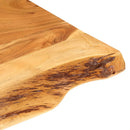 vidaXL tömör akácfa fürdőszoba piperepolc 80x52x3,8 cm