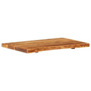 vidaXL tömör akácfa fürdőszoba piperepolc 80x52x3,8 cm