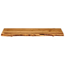 vidaXL tömör akácfa fürdőszoba piperepolc 100x52x2,5 cm