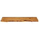 vidaXL tömör akácfa fürdőszoba piperepolc 100x52x2,5 cm