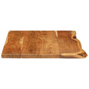 vidaXL tömör akácfa fürdőszoba piperepolc 100x52x2,5 cm