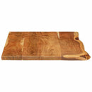 vidaXL tömör akácfa fürdőszoba piperepolc 100x52x2,5 cm