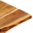 vidaXL tömör akácfa fürdőszoba piperepolc 100x52x2,5 cm