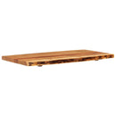 vidaXL tömör akácfa fürdőszoba piperepolc 100x52x3,8 cm