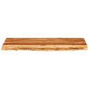 vidaXL tömör akácfa fürdőszoba piperepolc 100x52x3,8 cm