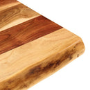 vidaXL tömör akácfa fürdőszoba piperepolc 100x52x3,8 cm