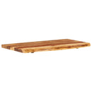 vidaXL tömör akácfa fürdőszoba piperepolc 100x52x3,8 cm