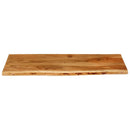 vidaXL tömör akácfa fürdőszoba piperepolc 114x52x2,5 cm