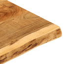 vidaXL tömör akácfa fürdőszoba piperepolc 114x52x4 cm