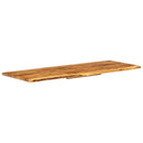 vidaXL tömör akácfa fürdőszoba piperepolc 140x52x2,5 cm