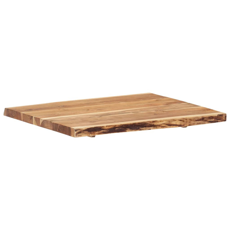 vidaXL tömör akácfa asztallap 80 x (50-60) x 3,8 cm