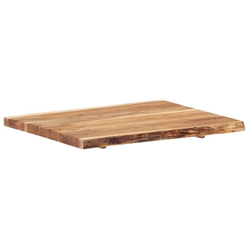 vidaXL tömör akácfa asztallap 80 x (50-60) x 3,8 cm