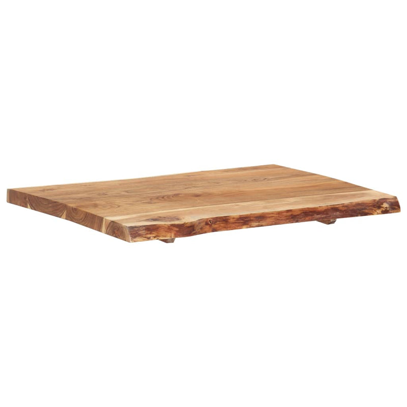 vidaXL tömör akácfa asztallap 80 x (50-60) x 3,8 cm
