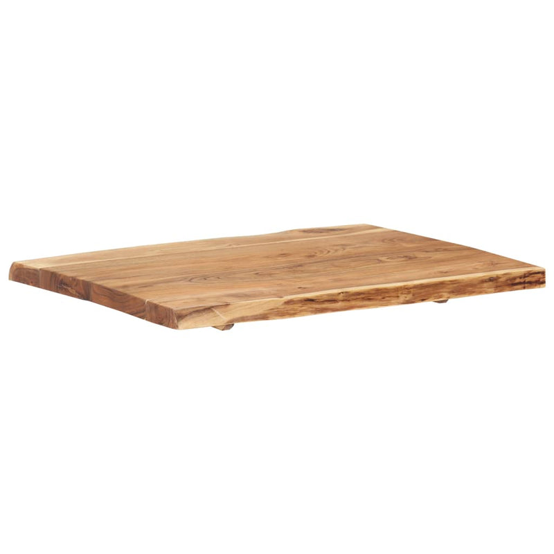 vidaXL tömör akácfa asztallap 80 x (50-60) x 3,8 cm