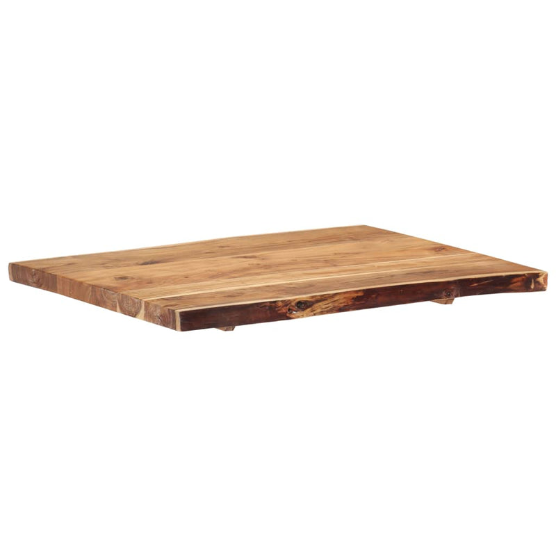 vidaXL tömör akácfa asztallap 80 x (50-60) x 3,8 cm