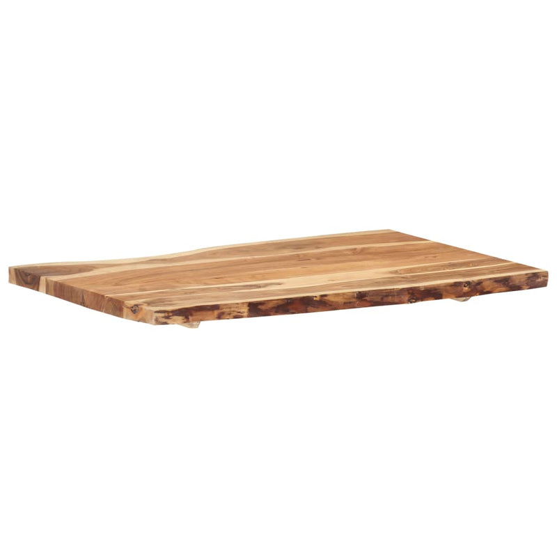 vidaXL tömör akácfa asztallap 100 x (50-60) x 3,8 cm