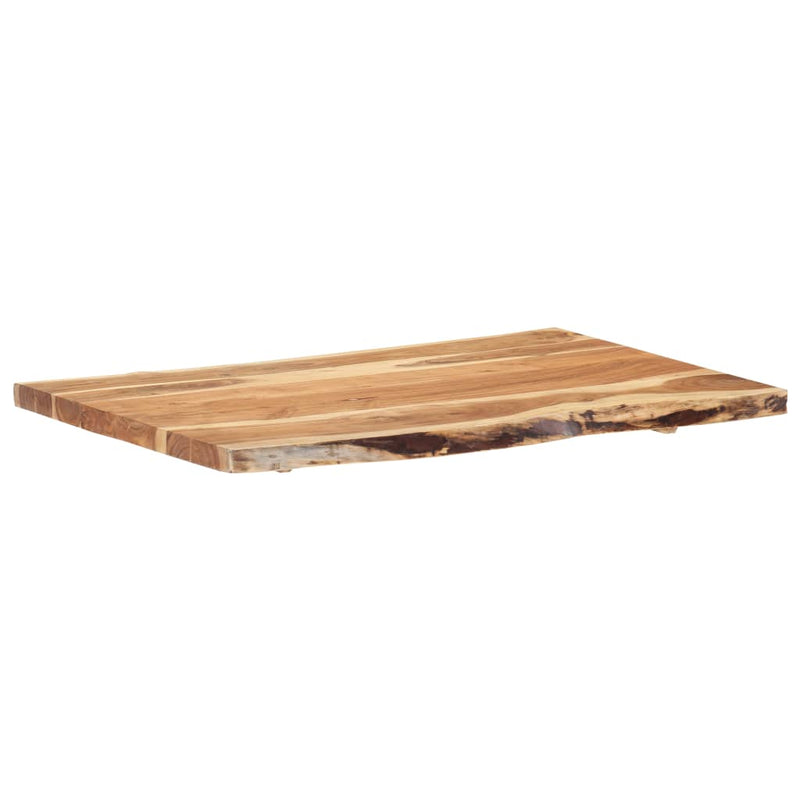 vidaXL tömör akácfa asztallap 100 x (50-60) x 3,8 cm