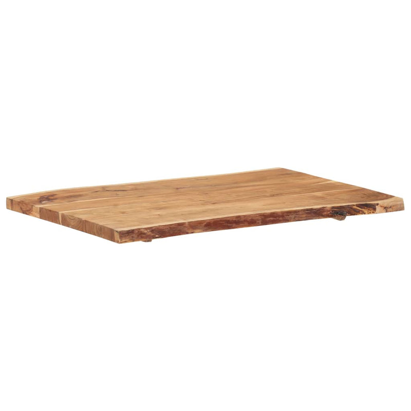 vidaXL tömör akácfa asztallap 100 x (50-60) x 3,8 cm