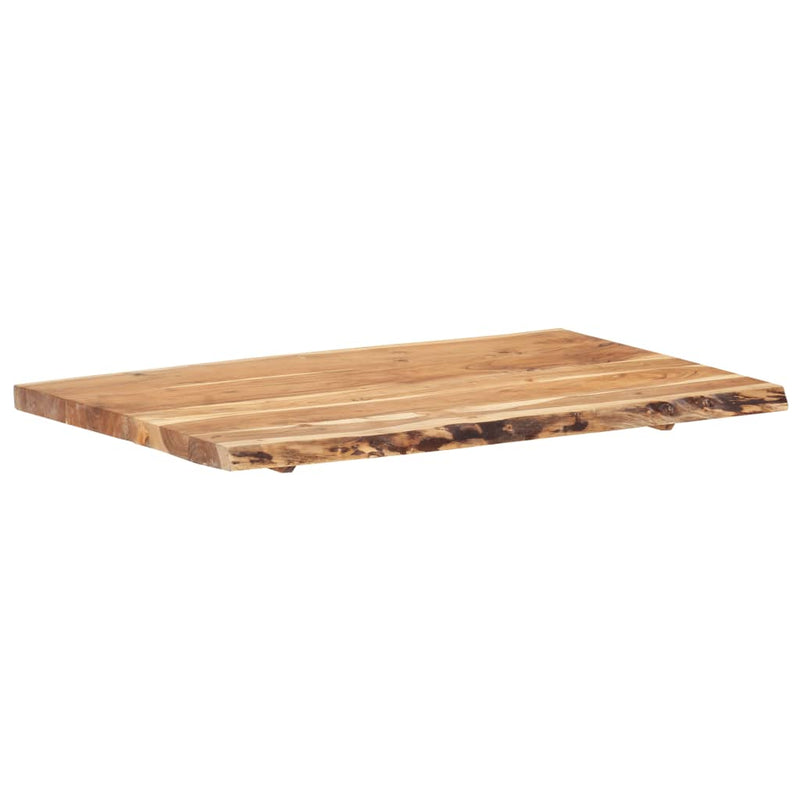 vidaXL tömör akácfa asztallap 100 x (50-60) x 3,8 cm